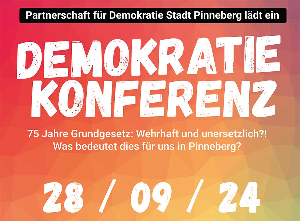 Ausschnitt Plakat zur Demokratiekonferenz